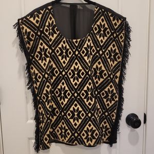 Handmade woven textile top hecho en Mexico